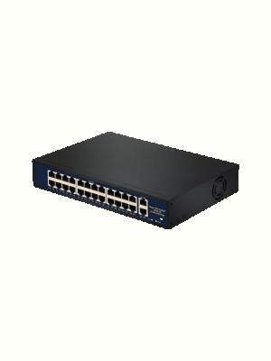 Коммутатор PoE GROS F242G 24-х портовый неуправляемый